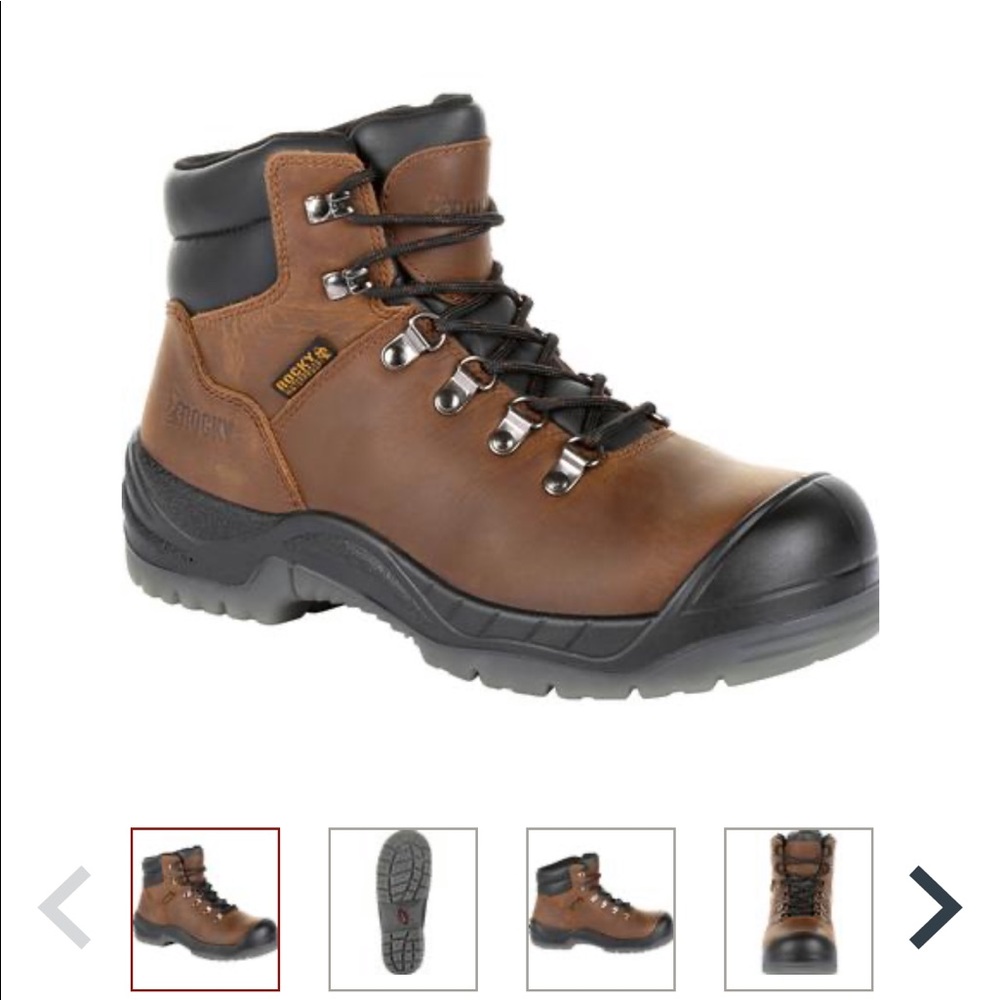 Rocky women’s composite toe waterproof work boot